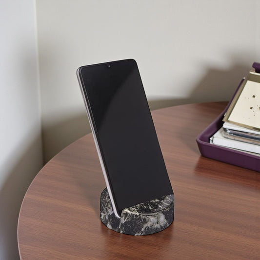 Marble Mobile Holder - Black Zebra