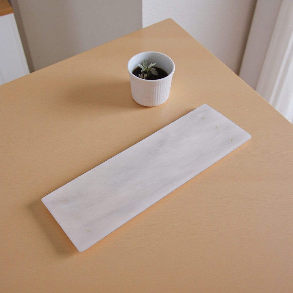 Marble Incense Holder White
