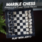 Marble Hives Luxury Handmade Marble Chess Set – Black and Beige
