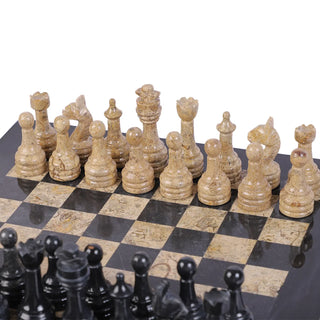 black chess pieces