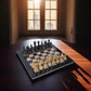 Marble Hives Luxury Handmade Marble Chess Set –  Black and Coral -15 Inch