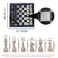 12 inch black verona chess