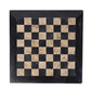 15 x 15 Inch Black & Coral Handmade Marble Chess Set For Sale