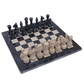 Marble Hives Luxury Handmade Marble Chess Set – Black and Beige