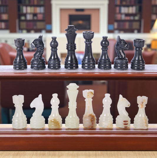 Black & Onyx Chess Figures