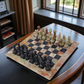 Marble Hives Luxury Handmade Marble Chess Set – Green & Black