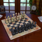 Marble Hives Luxury Handmade Marble Chess Set – Green & Black