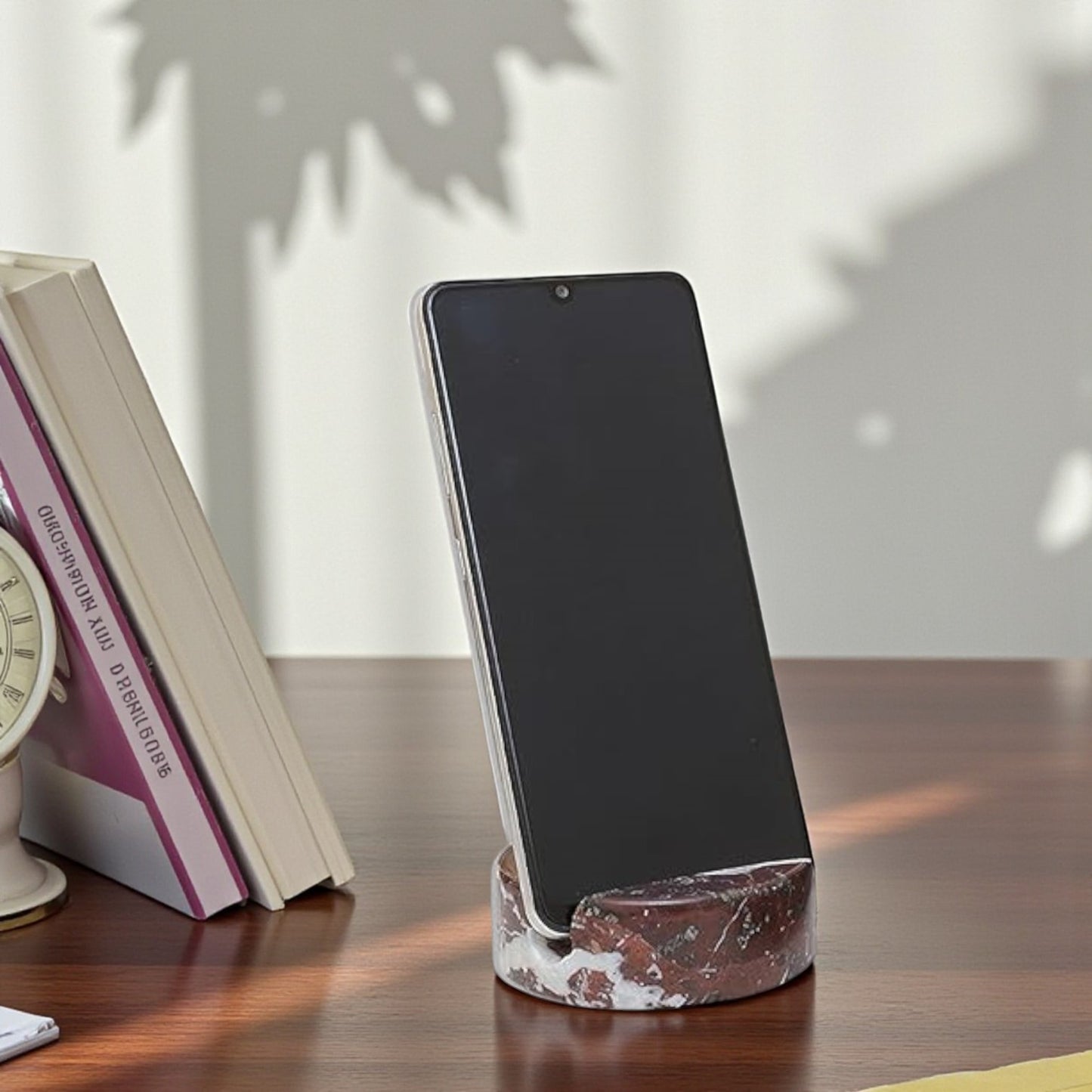 Marble Mobile Holder - Red