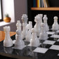 Black and White Chess Figures