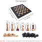 Marble Hives Luxury Handmade Marble Chess Set – Black & Onyx Green