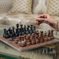 Marble Hives Luxury Handmade Marble Chess Set – Marina & Black