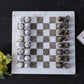 Marble Hives Luxury Handmade Marble Chess Set – Oceanic & White