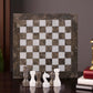 Marble Hives Luxury Handmade Marble Chess Set -Grey and White -10 Inch