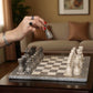 Grey and Verona Chess Figures