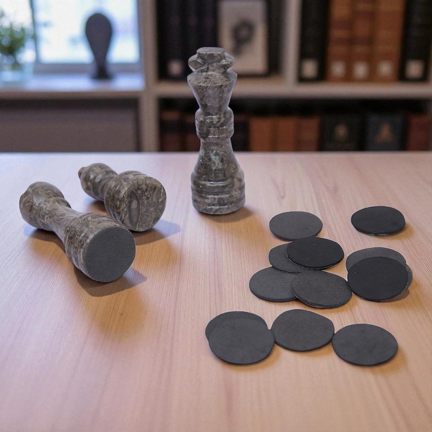 Grey and Verona Chess Figures