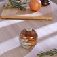 Marble Salt Cellar with Lid- Pack of 2 White and Green