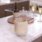 Marble Wine Chiller Slanted Shape - Beige