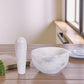 Marble Mortar and Pestle Set (5 inch) White