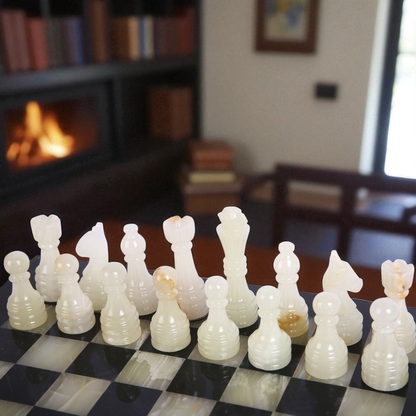 Black & Onyx Chess Figures