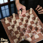 Marble Hives Luxury Handmade Marble Chess Set – Marina & Beige