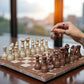 Marble Hives Luxury Handmade Marble Chess Set – Marina & Virona
