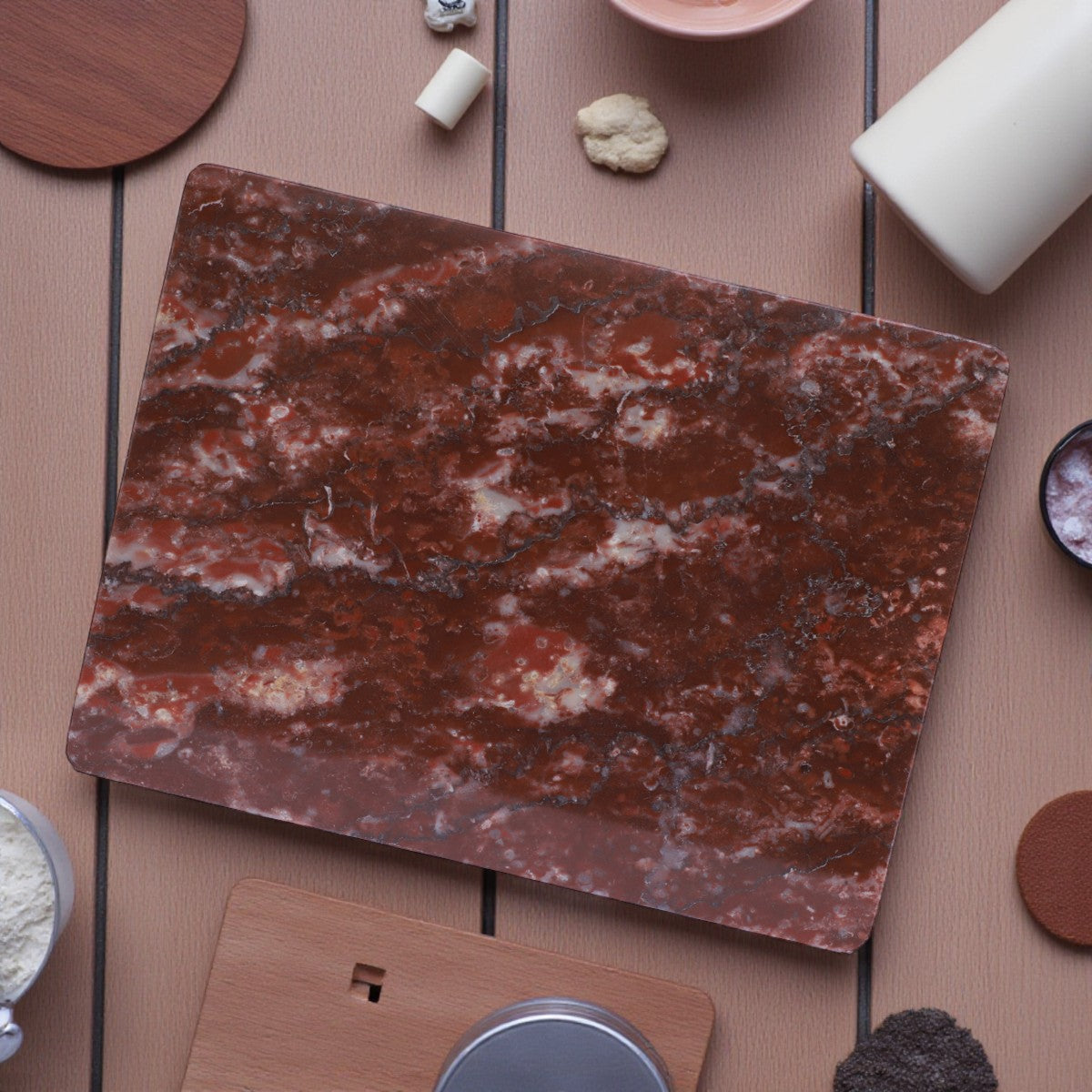 Marble Cutting Board - Red