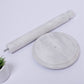 Marble Paper Towel Holder - White