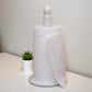 Marble Paper Towel Holder - White