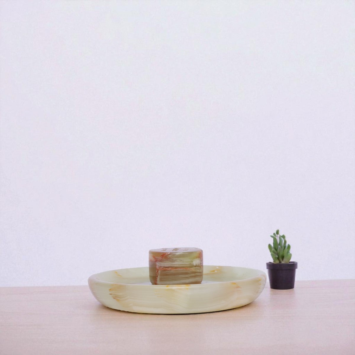 Marble Serenity Incense Holder Onyx