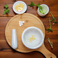 Marble Mortar and Pestle Set (5 inch) White