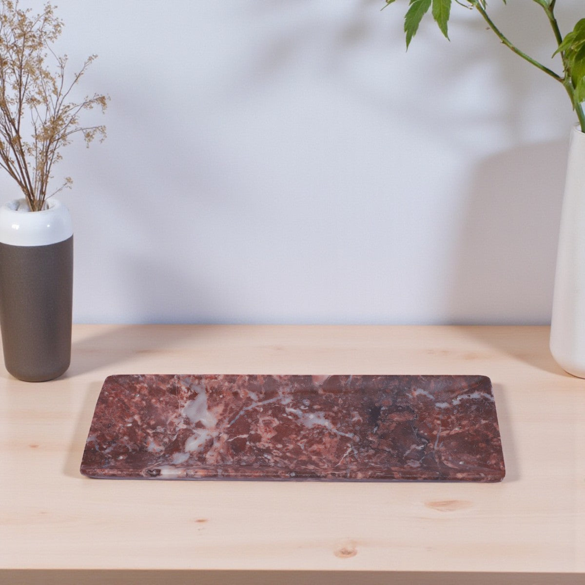 Marble Incense Holder Rosso