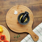 Marble Mortar and Pestle Set (4 inches) Black Zebra