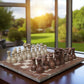 Marble Hives Luxury Handmade Marble Chess Set – Marina & Virona