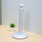 Marble Paper Towel Holder - White