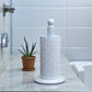 Marble Paper Towel Holder - White