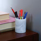 Marble Stationary Holder White