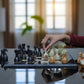 Marble Hives Luxury Handmade Marble Chess Set – Black & Onyx Green