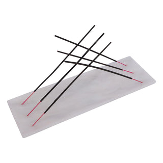 White Marble Rectangle Incense Holder