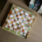 15 Inch Green Onyx & White Marble Chess Set