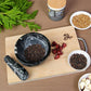 Marble Mortar and Pestle Set (5 inch) Black Zebra