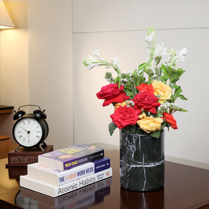 Marble Wine Chiller - Black Zebra