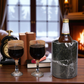 Marble Wine Chiller - Black Zebra