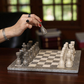 Marble Hives Luxury Handmade Marble Chess Set – Oceanic & Verona