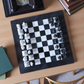 15 Inch  Black and White Marble Statue Chess Set