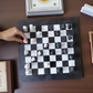 15 Inch  Black and White Marble Statue Chess Set