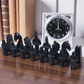 White and Black Marble Statue Chess Set - 15 Inch
