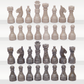 Grey and Verona Chess Figures