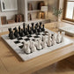  White and Black Handmade Luxury White Black Chess Set