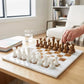  White and Brown marble Chess board
