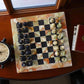 15 Inch Green & Black Marble Chess Set